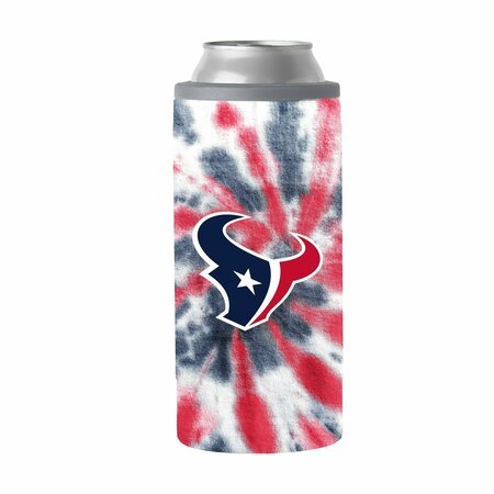 LOGO BRANDS Houston Texans 12oz Tie Dye Slim Can Coolie 613-S12C-51